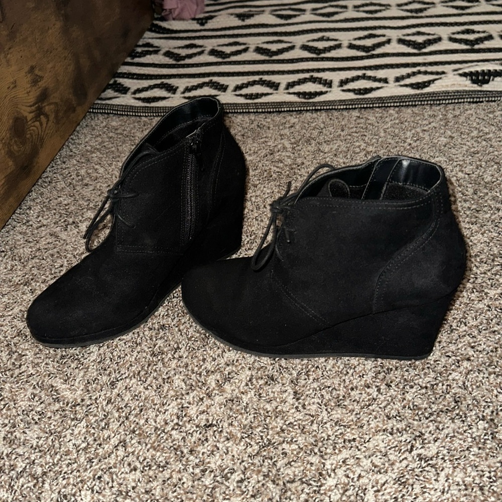Black booties
